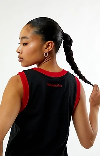 Mitchell & Ness NBA Chicago Bulls Mesh Cropped Tank Top
