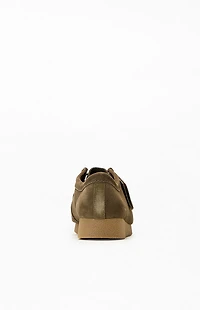 Clarks Olive Wallabee Evo Low Shoes