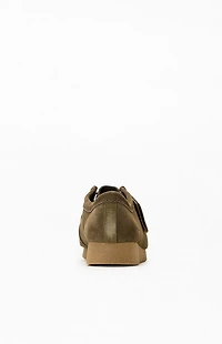 Clarks Olive Wallabee Evo Low Shoes