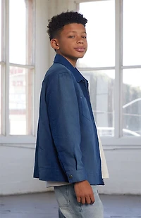 Pacsun Kids Indigo Billie Gas Jacket