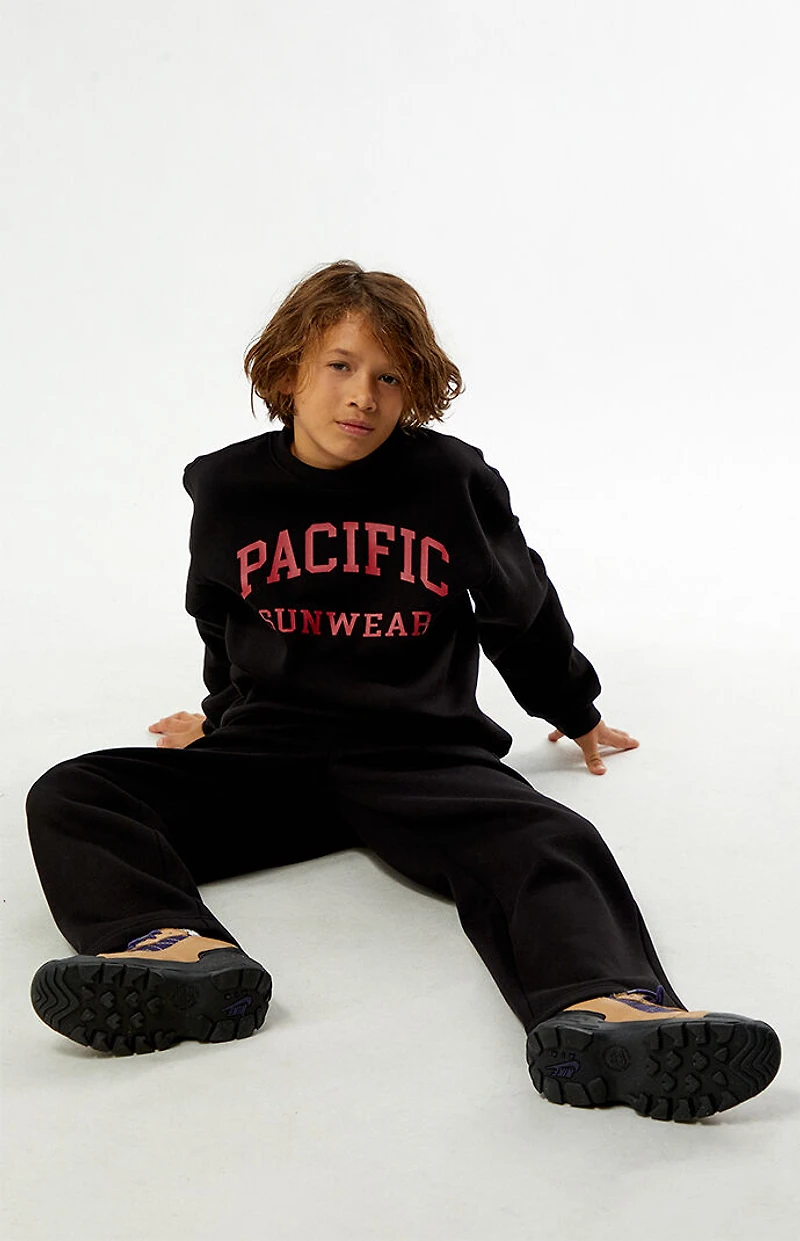 Pacsun Kids Black Crew Neck Sweatshirt