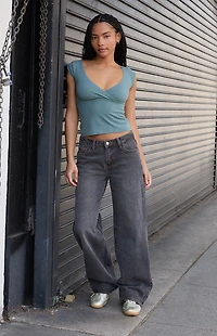 John Galt Green Amara Tank Top