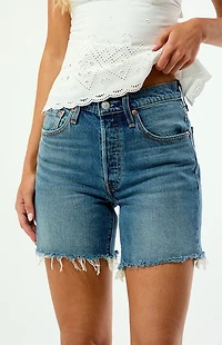 Levi's Symmetry 501 Mid Thigh Denim Shorts