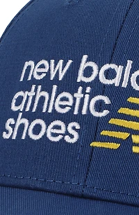 New Balance 6 Panel Athletics Galaxy Blue Structured Hat