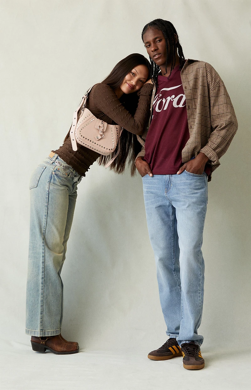 Pacsun Cade Straight Jeans Medium Indigo