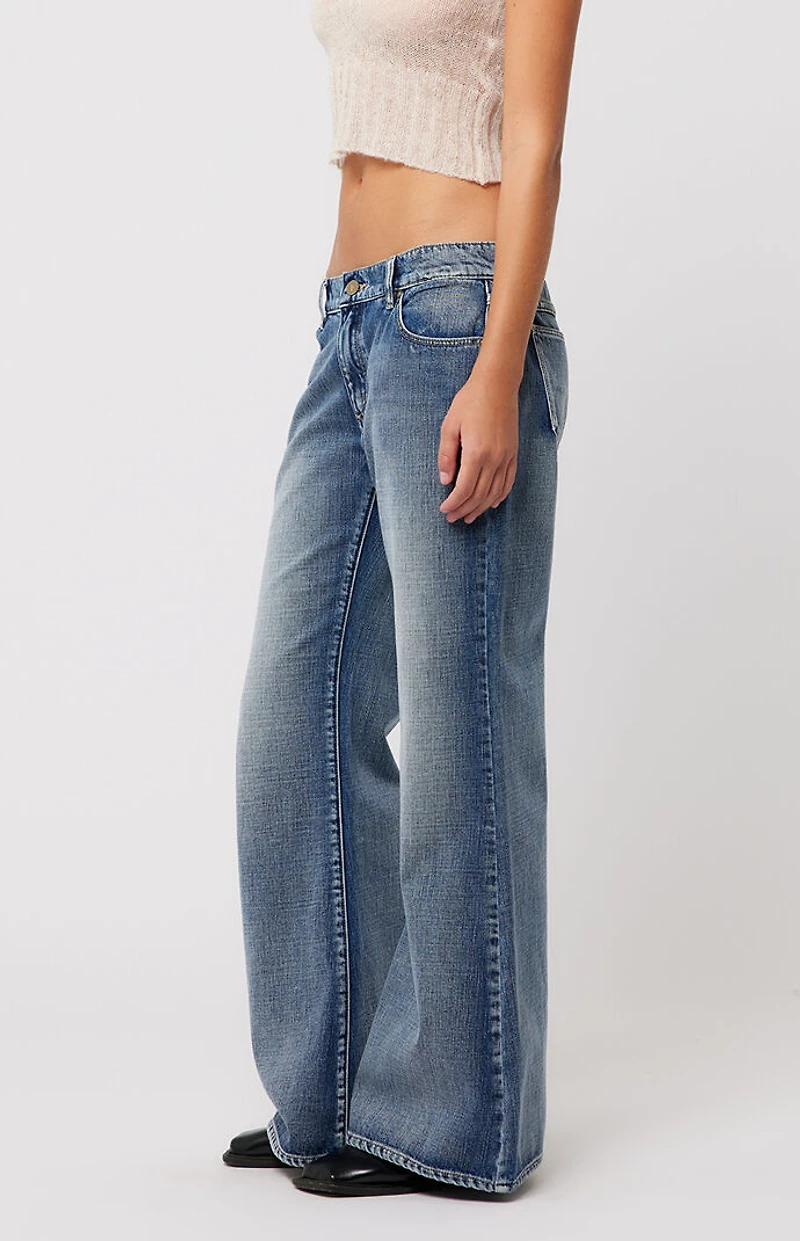 ABRAND Keira 99 Low Rise Baggy Flare Jeans