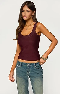 Edikted Akina Bandage Tank Top