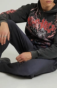 Pacsun Acid Wash Fleece Sweatpants