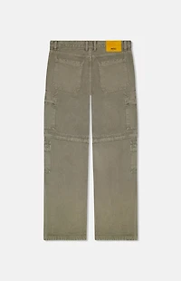 WeSC America Inc Flint Grey Baggy Zip Off Cargo Pants