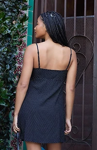 John Galt Polka Dot Mini Dress