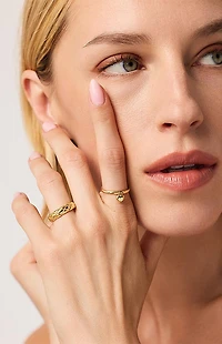 Ana Luisa Leia Heart Ring