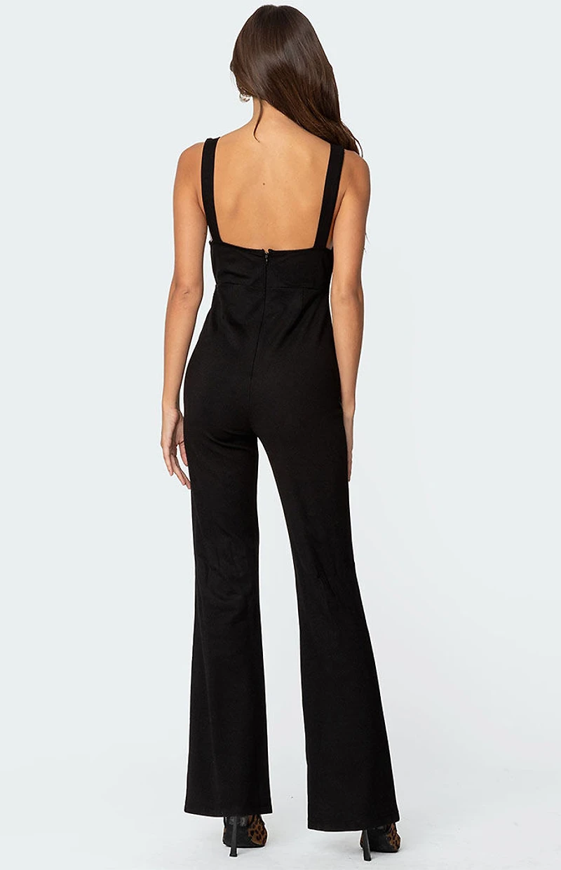 Edikted Bianka Buckle Strap Jumpsuit