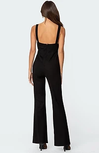 Edikted Bianka Buckle Strap Jumpsuit