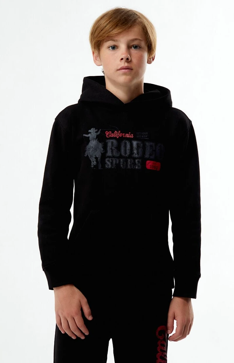 Pacsun Kids Black California Rodeo Spurs Hoodie