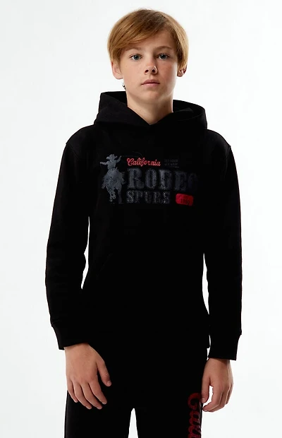 Pacsun Kids Black California Rodeo Spurs Hoodie