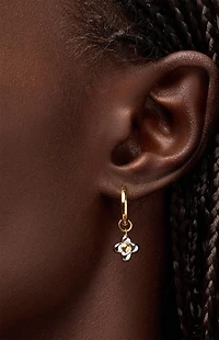 Ana Luisa Liora Flower Hoop Earrings