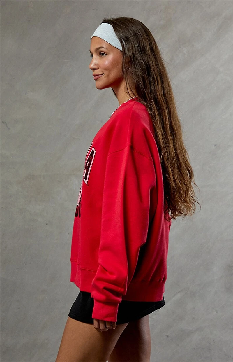 WILD COLLECTIVE Georgia Bulldogs Crew Neck Sweatshirt