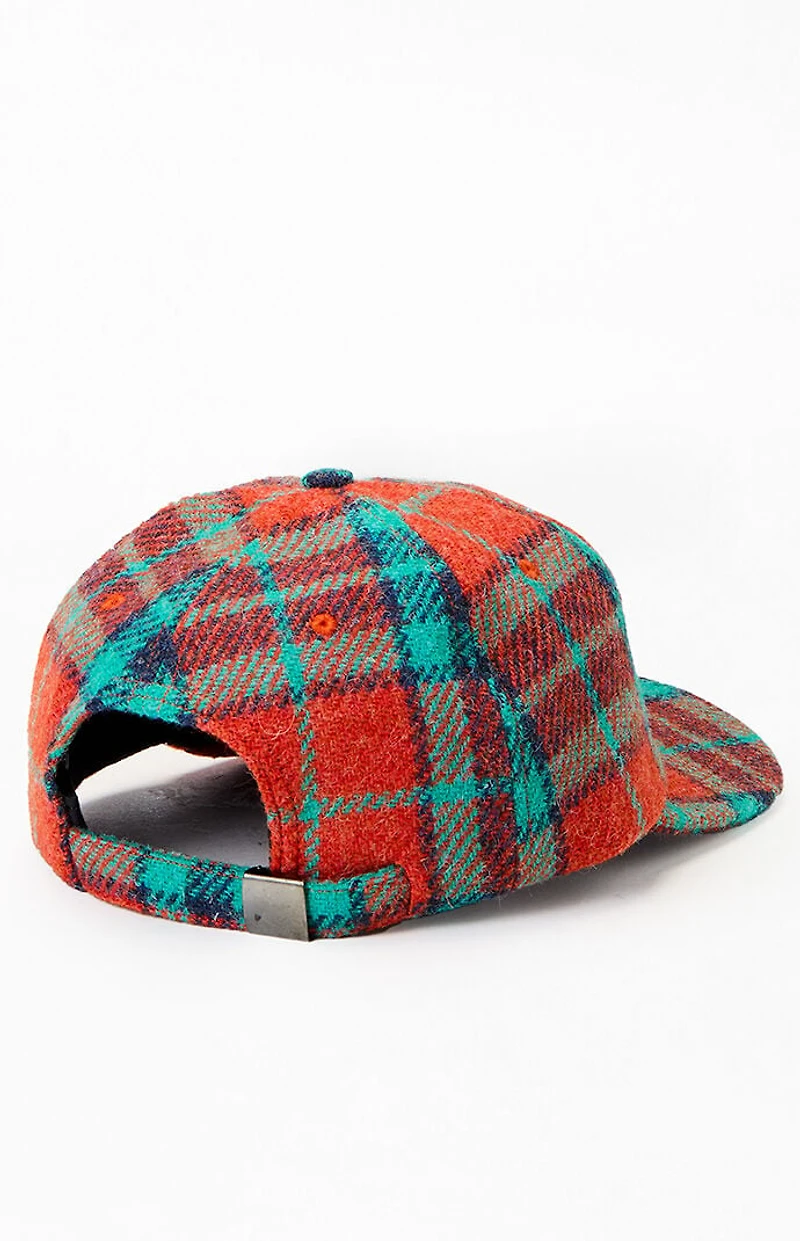 Awake NY Red Harris Tweed 6 Panel Dad Hat