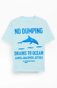 Gothic Mochas No Dumping Dolphin T-Shirt