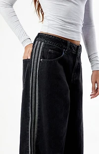 adidas Black Firebird Adilenium Denim Track Pants