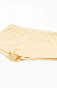 John Galt Yellow Boxer Boyshorts