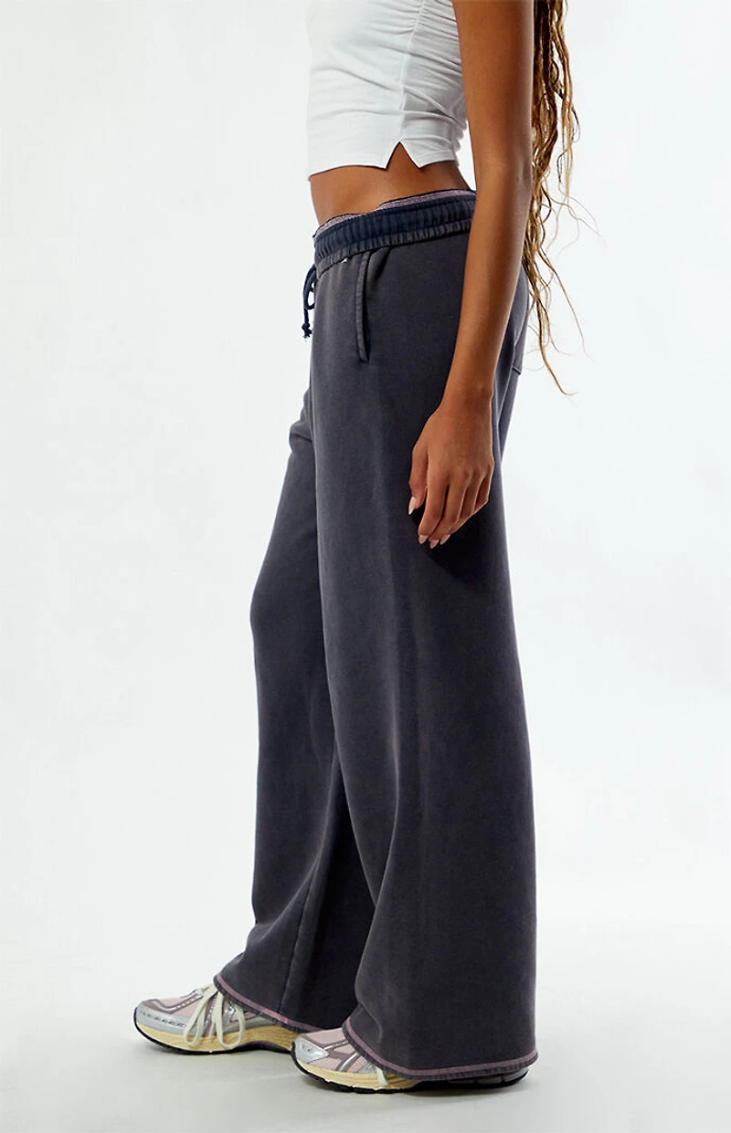 BUSCH LIGHT Contrast Stitch Baggy Sweatpants