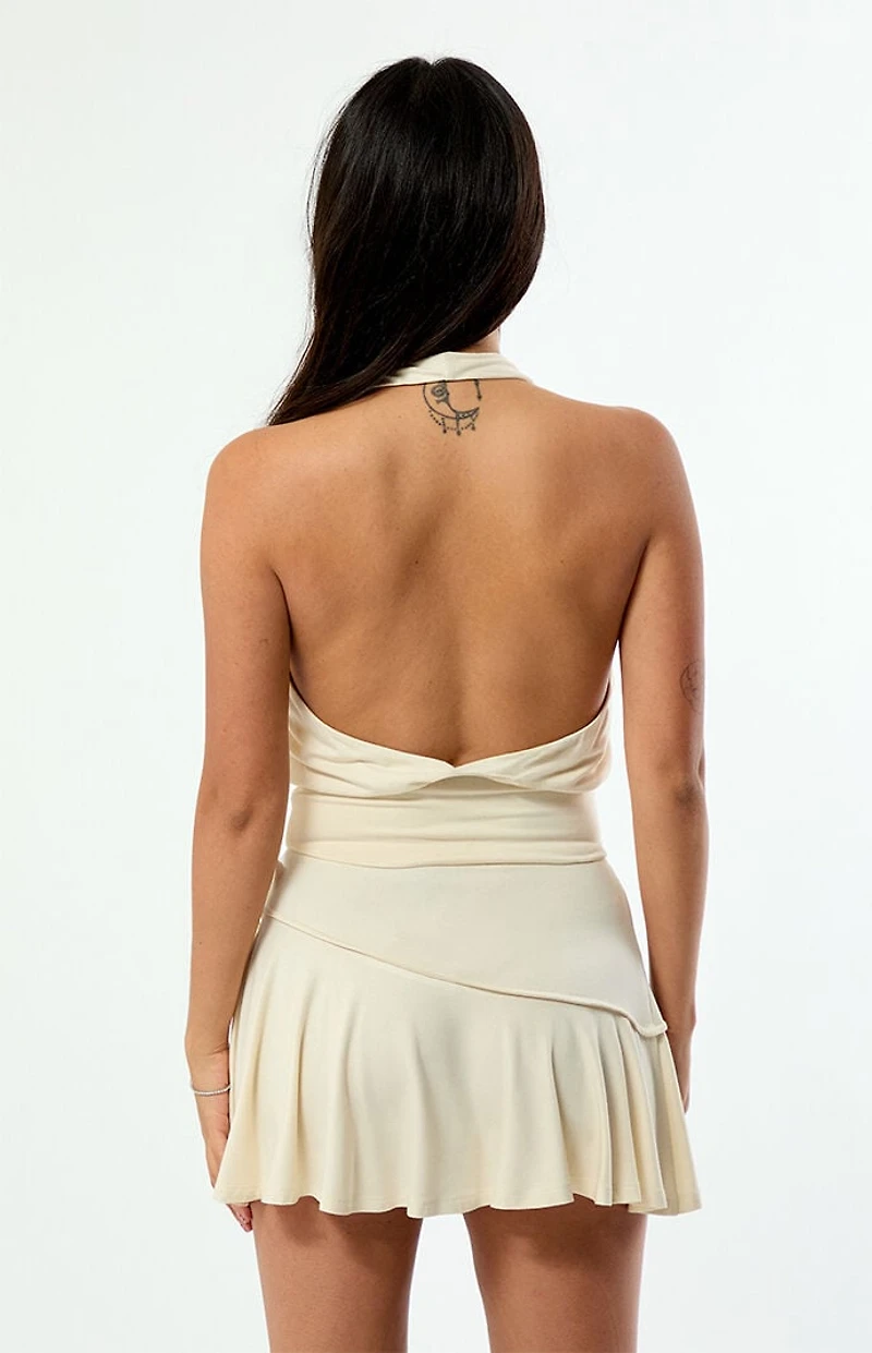 Beverly and Beck Asymmetrical Mini Skirt