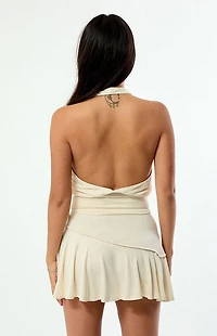 Beverly and Beck Asymmetrical Mini Skirt