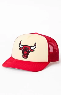 Mitchell & Ness Chicago Bulls Vintage Block Trucker Hat