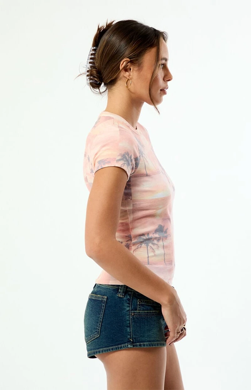 Your Favorite AOP Sunset Skimmer T-Shirt