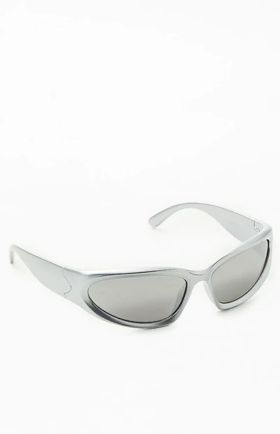 Pacsun Silver Sport Sunglasses