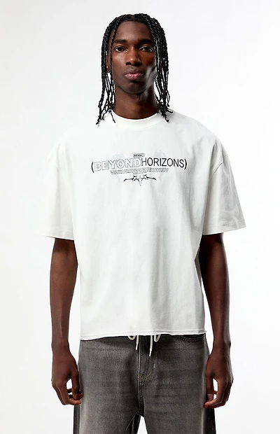 Pacsun Beyond Horizons Cropped Boxy T-Shirt