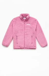 Pacsun Kids Pink Sherpa Jacket