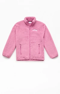 Pacsun Kids Pink Sherpa Jacket