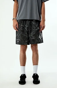 Civil Thorns Camo Baggy Fleece Sweat Shorts