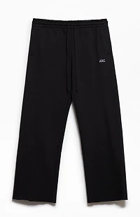 A.R.C. Black Standard Fleece Wide Leg Sweatpants
