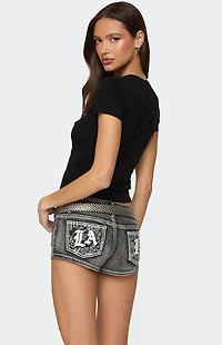 Edikted Narla Leopard Star T-Shirt