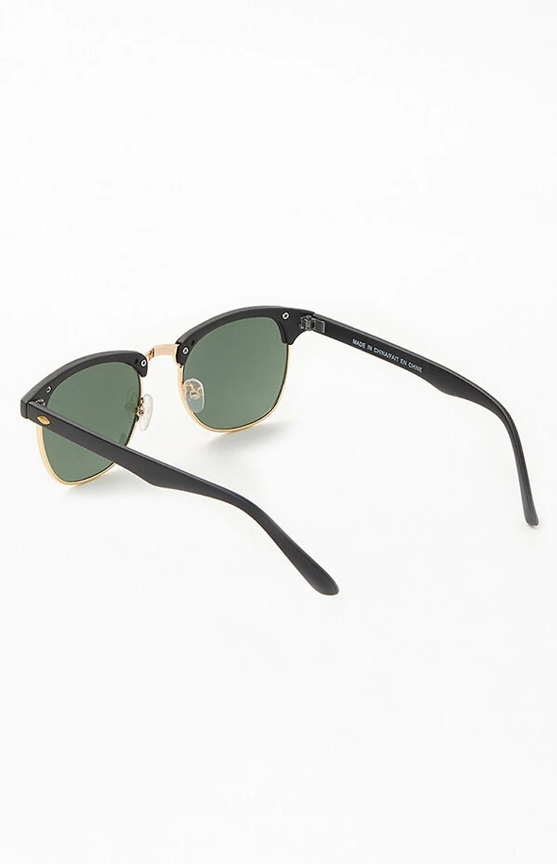 Pacsun Small Metal Fifty-Fifty Sunglasses