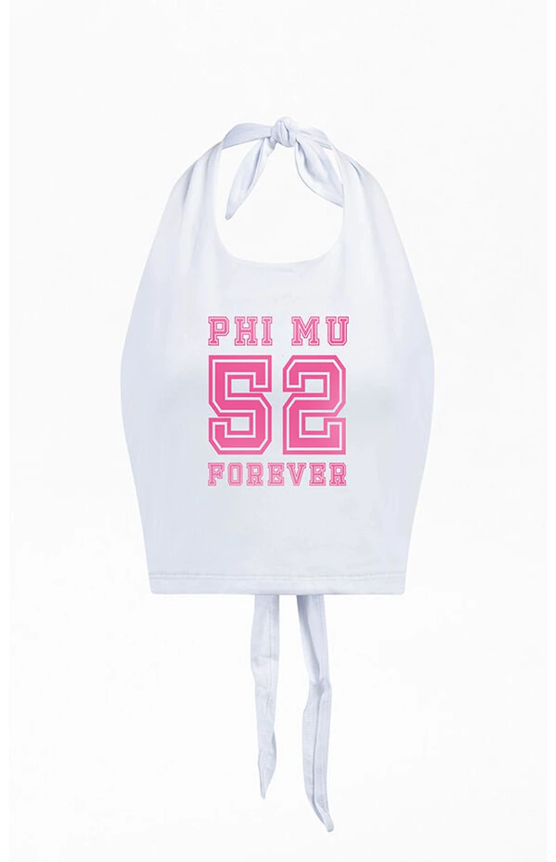 HYPE & VICE Phi Mu Tailgate Halter Top