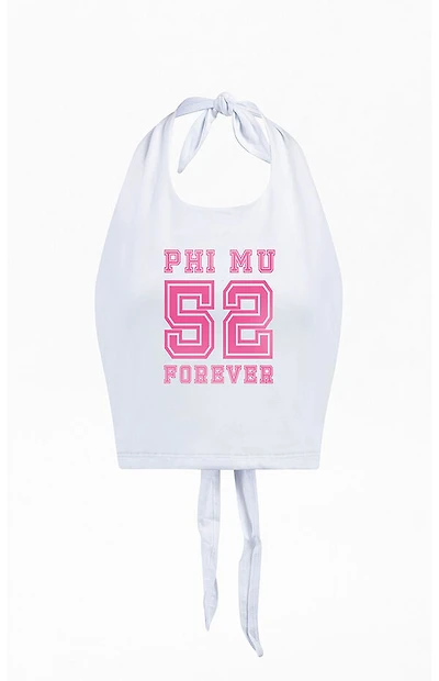 HYPE & VICE Phi Mu Tailgate Halter Top