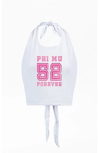 HYPE & VICE Phi Mu Tailgate Halter Top