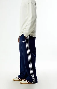 adidas Navy Baggy Three Stripe Track Pants