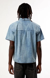 Obey Owens Denim Short Sleeve Shirt