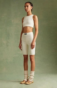 Fear of God ESSENTIALS Women's Cloud Dancer Biker Shorts