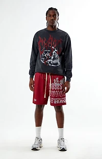 Pacsun Chaos Cropped Long Sleeve T-Shirt