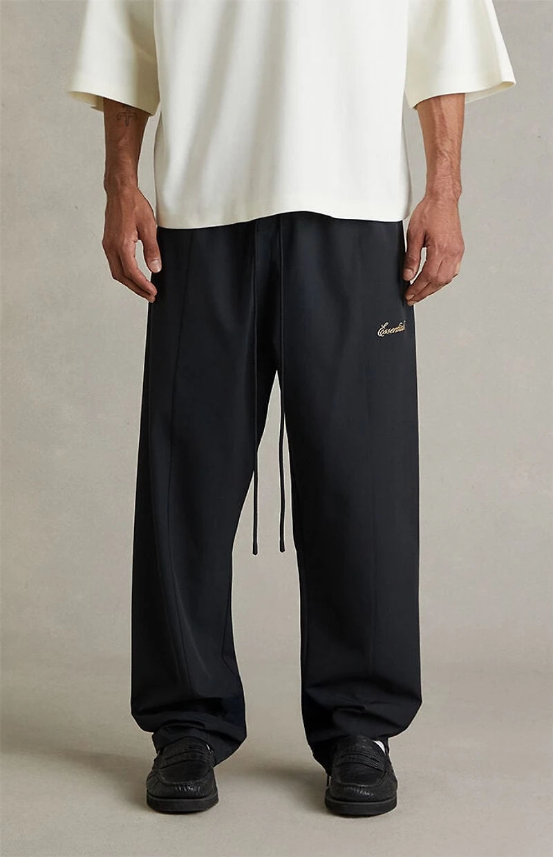 Fear of God ESSENTIALS Vintage Black Signature Track Pants