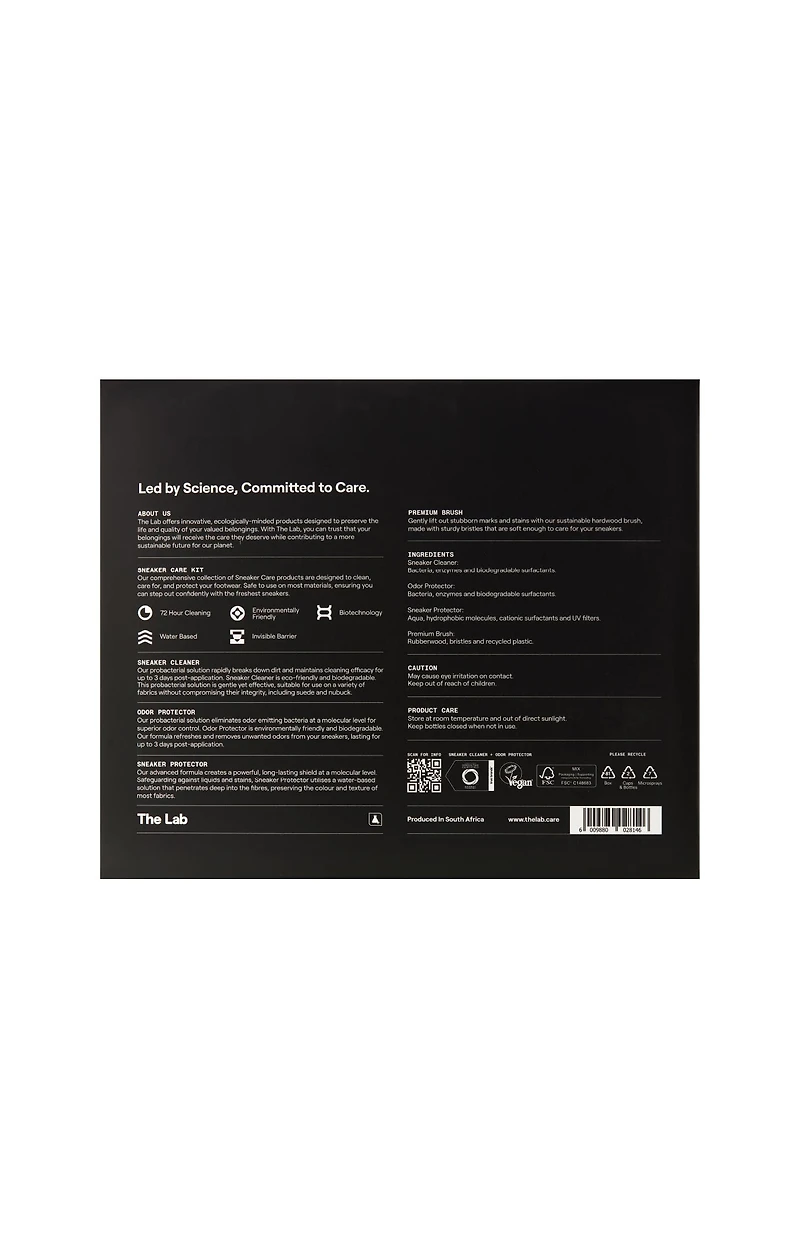The Lab Sneaker Care Kit Box