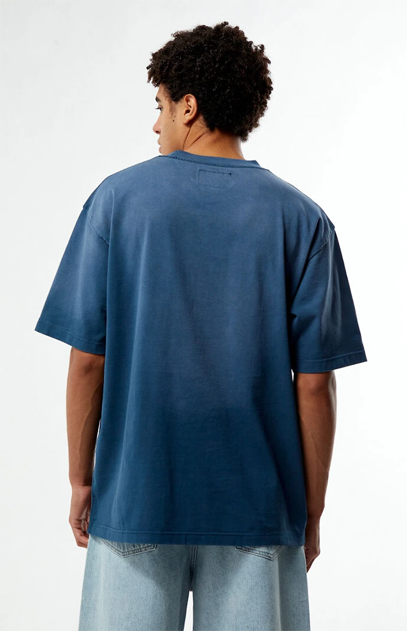 Pacsun Navy Premium Potassium Wash T-Shirt