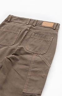Pacsun Kids Carpenter Baggy Pants Brown