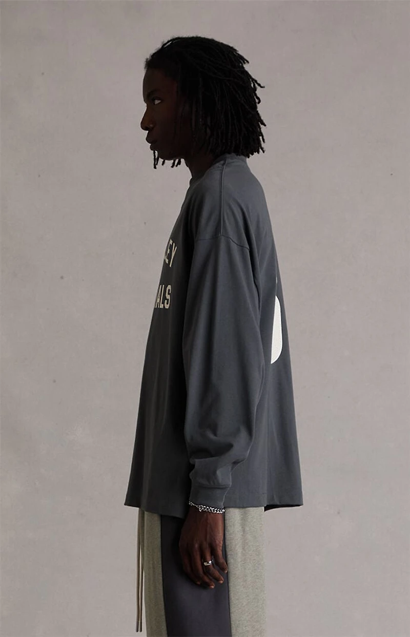 Fear of God ESSENTIALS Gray Merch Long Sleeve T-Shirt